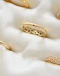 Amazing Sculptural Princess Cut Vintage Diamond Ring 18K Gold 1979