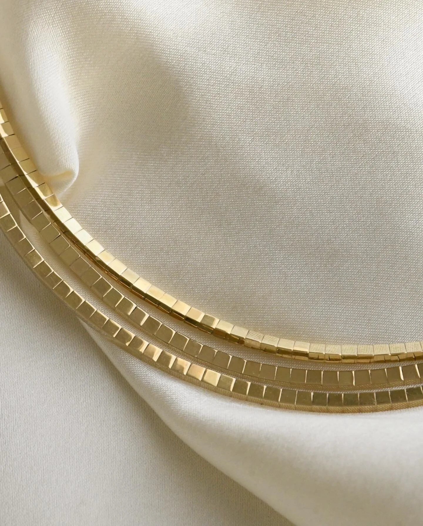 Gorgeous Vintage Disco Ball Chain 14K Gold 1950s