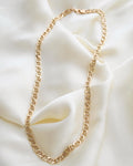 18.85 Inches Italian Vintage Link Chain 18K Gold