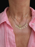 The Gabriele Letter Vintage Necklace 18K Gold