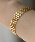 Sublime X link Bracelet 18K Gold 1954