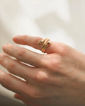 Antique Serpent Ring Garnet and Diamond 18K Gold 1923