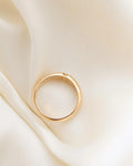 Gorg Stacking Band Danish Vintage w High Quality Diamond 18K Gold