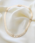 The Best Danish Mid Century Vintage Necklace 14K Gold 1970