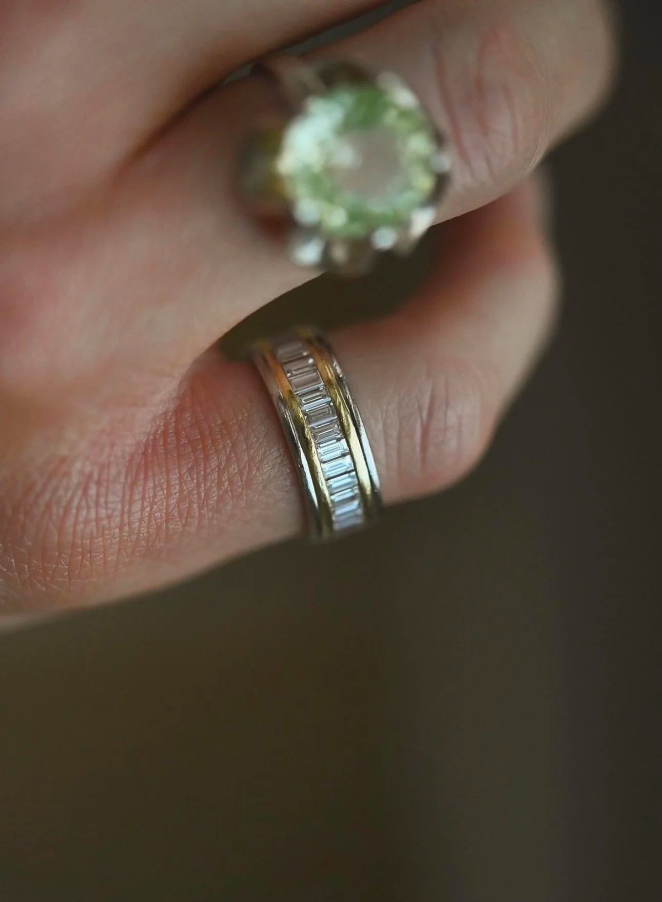 Special Baguette Cut VS Diamond Eternity Ring 1.20 carats 18K Gold