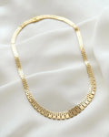 Perfect Sexy Cleopatra Necklace 29 GRAMS! 14K Gold 1960s