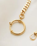 Antique Swedish Curb Link Watch Chain 18K Gold 1920s