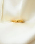 Luminous Perfect Satin Feel Antique Stacking Ring 23K Gold 1939