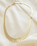 Rare Longer Danish Vintage Cleopatra Necklace 14K Gold 1966