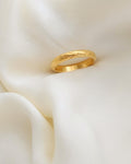 Sublime Cross Patée Engraved Ring 23K Gold 1939
