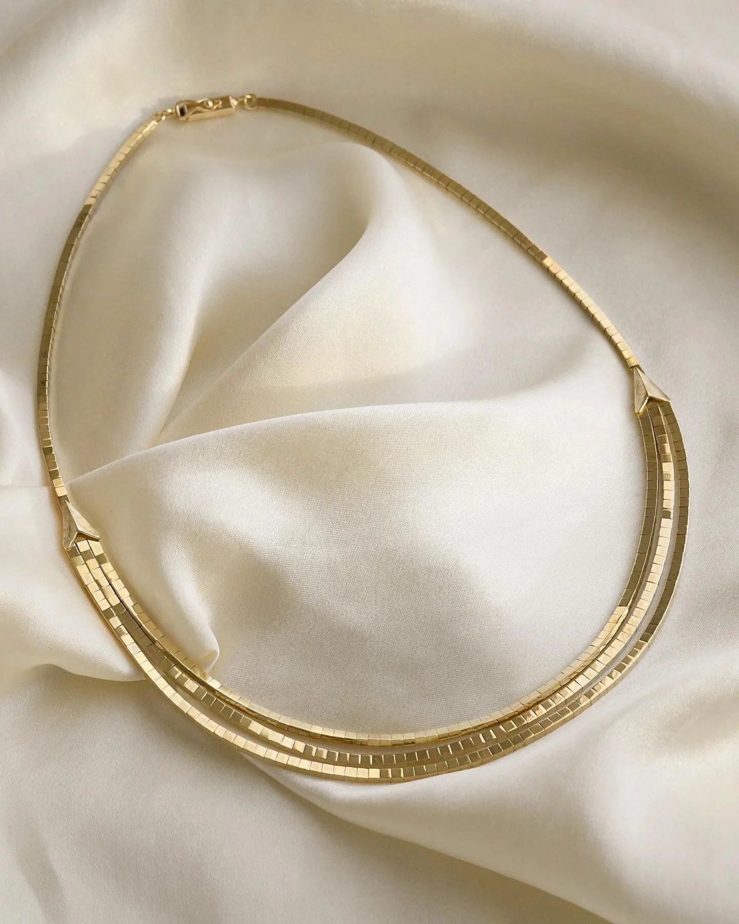Gorgeous Vintage Disco Ball Chain 14K Gold 1950s