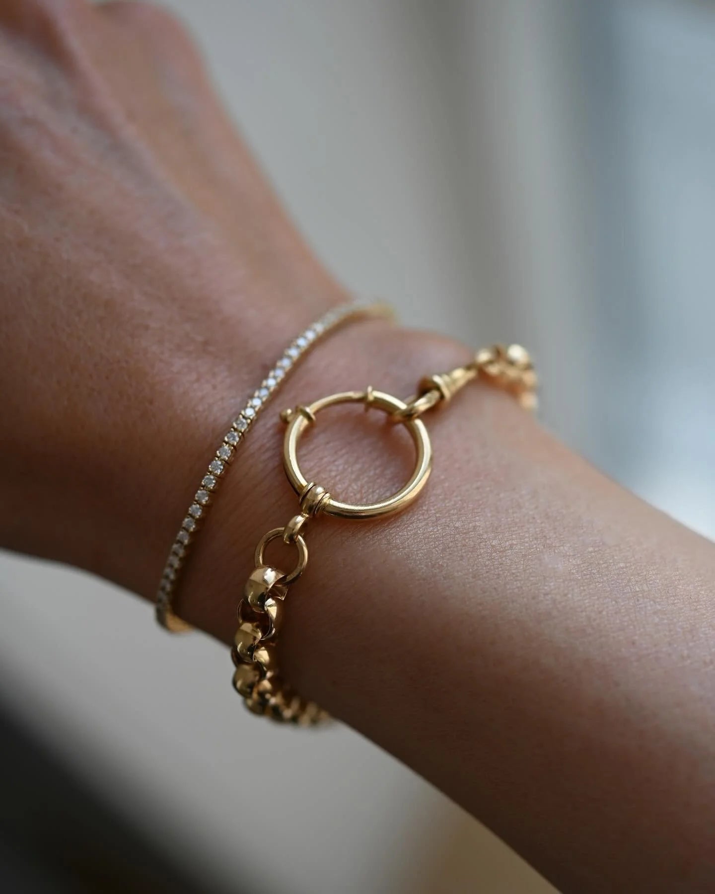 Stunning Antique Watch Chain Bracelet 18K Gold Beg 1900 Free Downsizing