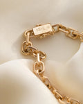 Rare Double Faceted Anchor Bracelet 18K Gold 1964