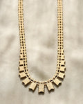 Vintage Fancy Link Chain 14K Gold 1960s