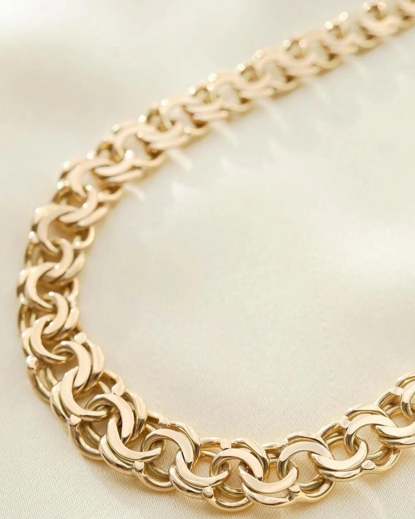 Beautiful Danish Vintage Necklace 14K Gold 1960