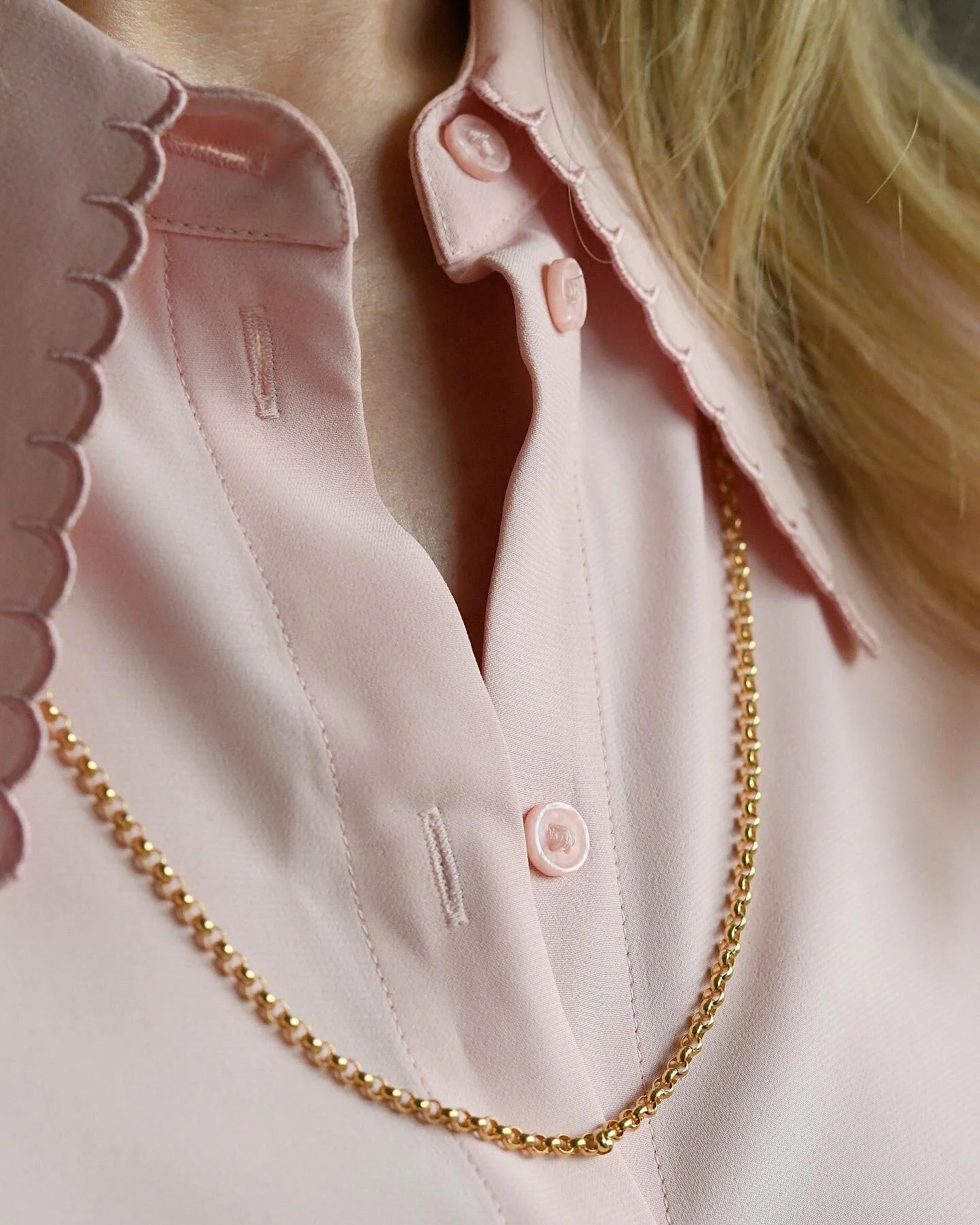 Perfect Vintage Belcher Chain 18K Gold 1970s