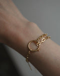 Sublime Antique Watch Chain Enamel Mourning Charm 1937 18K Gold