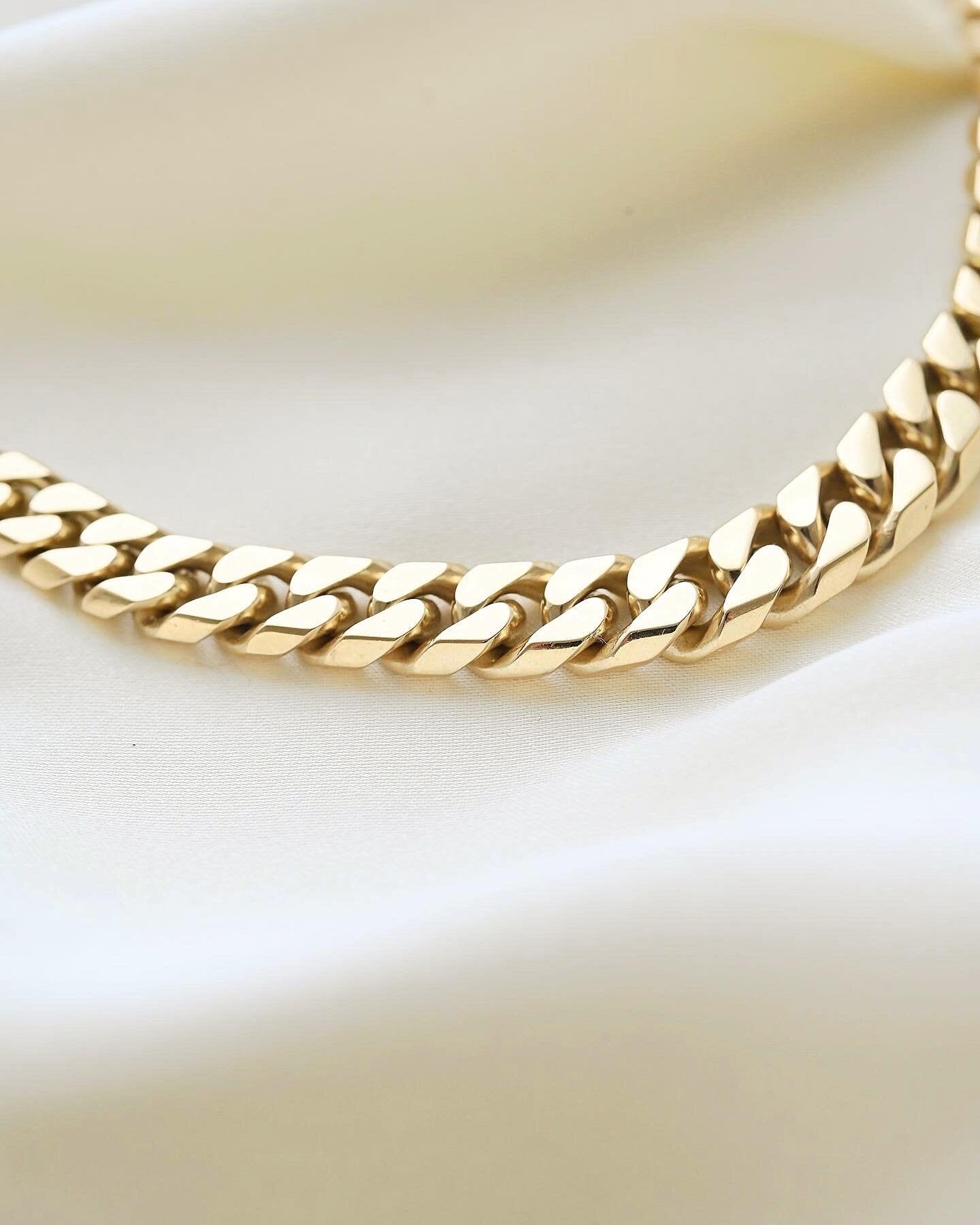 Ultimate Dream Curb Link Necklace 61 grams 14K Gold 1970
