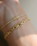 Beautiful Danish Vintage Anchor Bracelet 14K Solid Gold