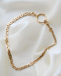 Antique Virola Link Watch Chain 18K Gold 1937