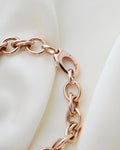 Beautiful Big Rose Gold Bracelet 18K Rose Gold