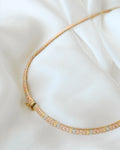 The Most Stunning Special Mid Century Necklace 18K Tri Color Gold