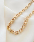 Ultra Heavy Chunky 55 Grams Danish Vintage Anchor Necklace 14K Gold 1970