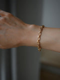 The Perfect Heavy Rose Gold Anchor Bracelet 18K Gold