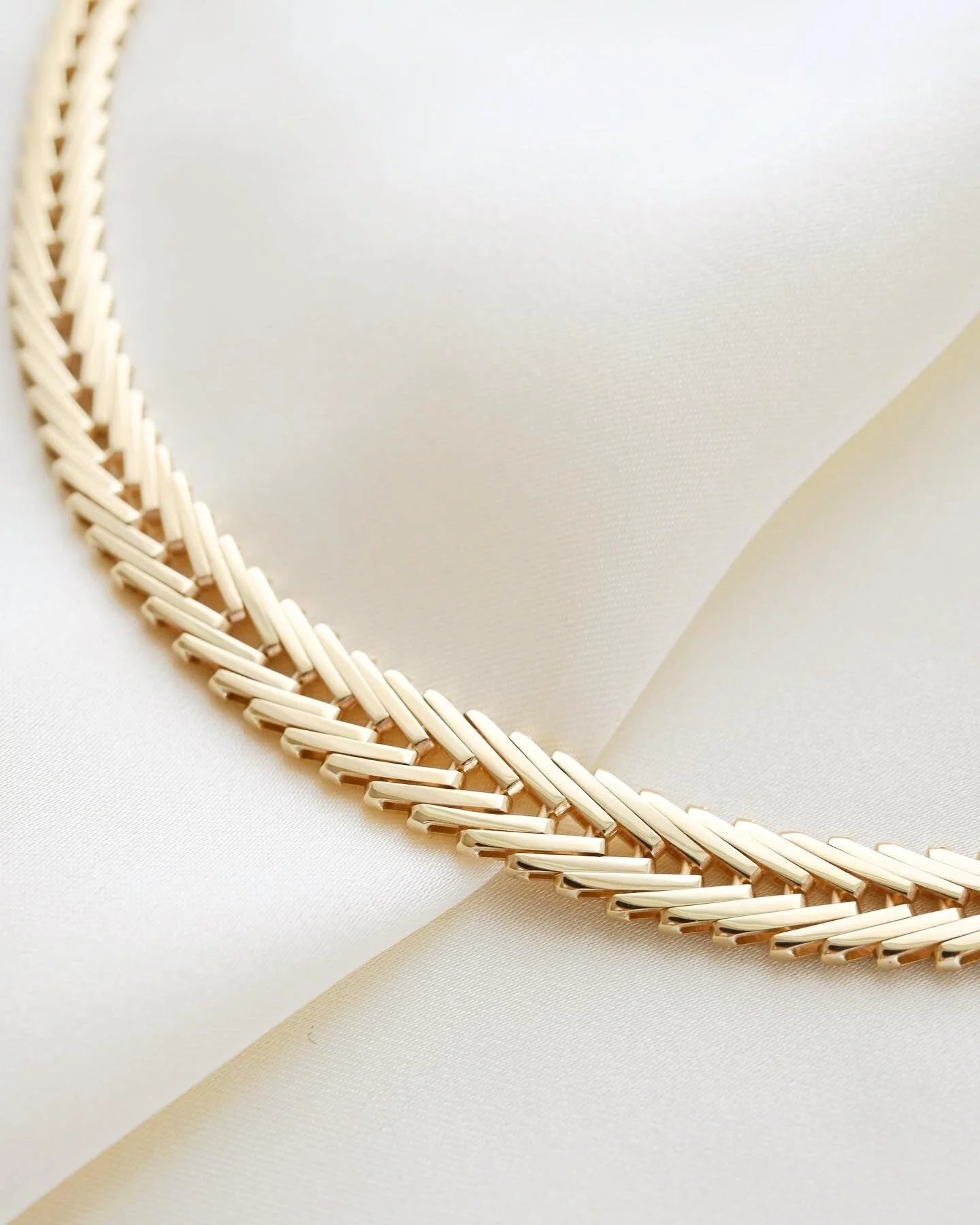 Amazing Danish Vintage Necklace 14K Gold 1960s