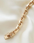 The Ultimate Danish Vintage 63 Grams Jumbo Anchor Bracelet 14K Gold 1960s