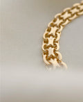 Beautiful Swedish X Link Chain 18K Gold 1960