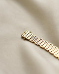 Beautiful Vintage Brick Link Bracelet 14K Gold 1960s