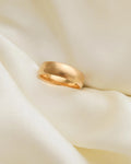 Old Wide Gold Band Stacking Ring 18K Gold 1900s