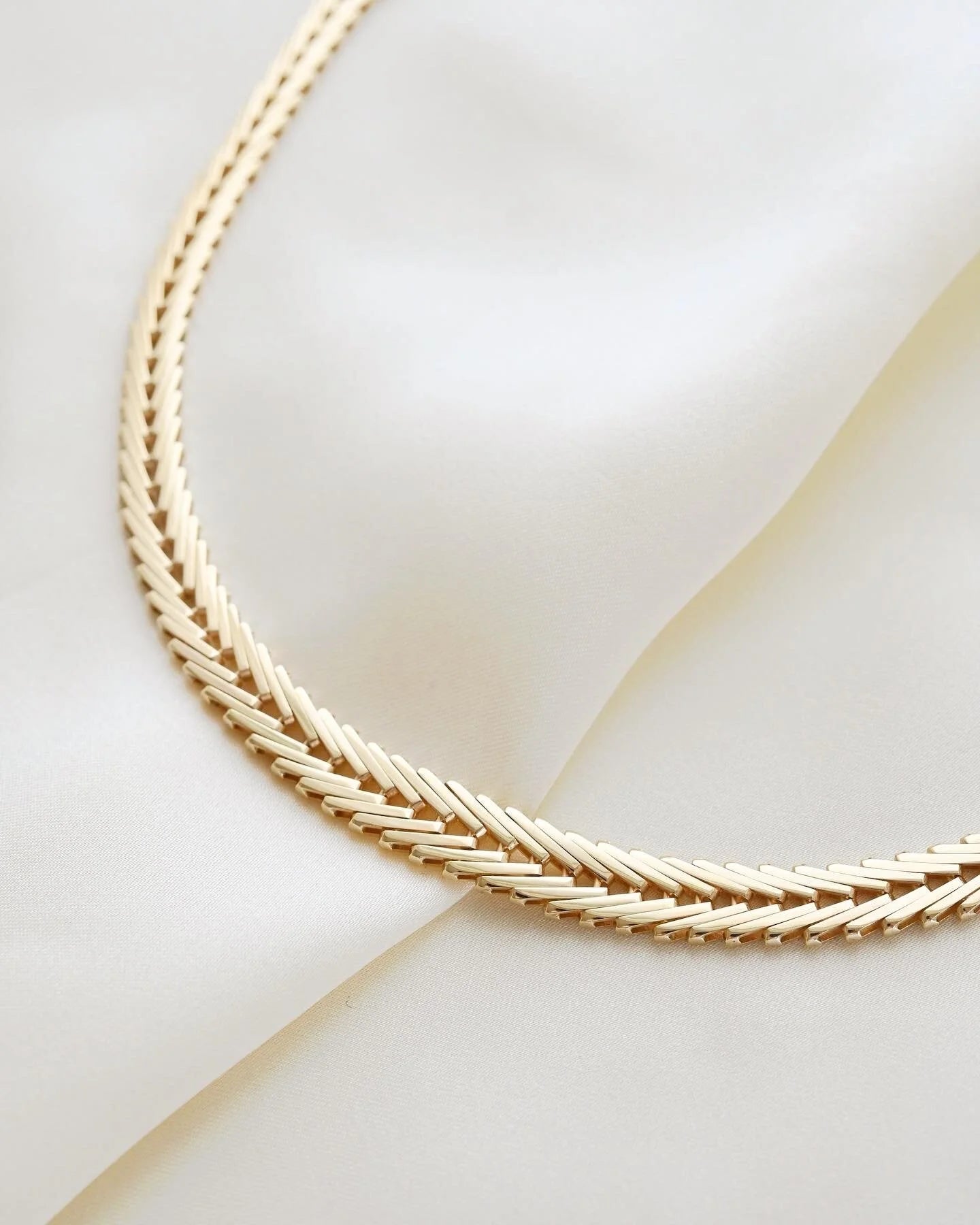 Amazing Danish Vintage Necklace 14K Gold 1960s