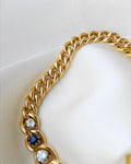 Extraordinary Beautiful Antique Bracelet w Diamonds and Sapphires 18K Gold Beg 1900s