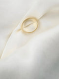 Special Luminous Gold Band Size 8 14K Gold Vintage 1970s