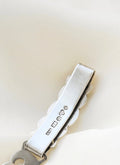 Feminine 1940s Flower Silver Bracelet