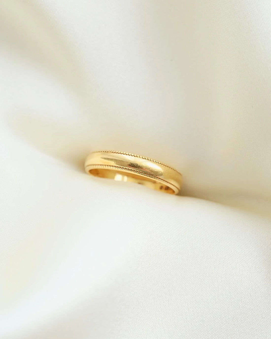 Antique Gold Stacking Band 22K Gold