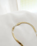 Superb 30 Grams Danish Vintage Mid Century Necklace 14K Gold 1970s