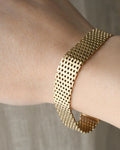 Beautiful Liquid Gold Bracelet 14K 1970s