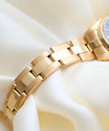 Rolex Oyster Perpetual Datejust Ladies Mint Condition Full Set Box and Papers 18K Gold 1978