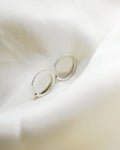 Perfect Everyday Diamond Hoop Earrings 18K White Gold