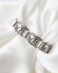 25 Grams Vintage Flower Dream Bracelet Silver Sweden 1951