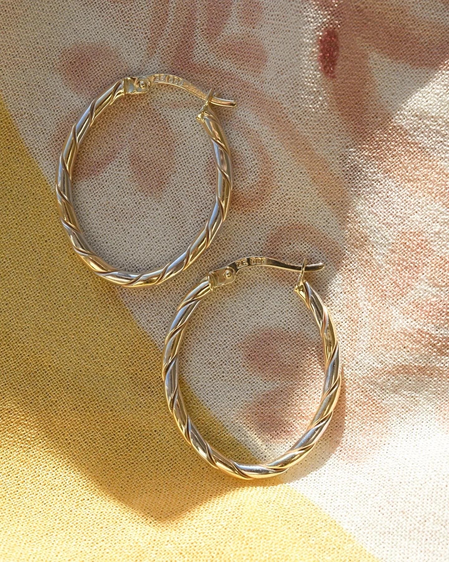 Gorg Twisted Hoops 14K Gold
