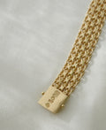 Glowing Swedish X Link Bracelet 18K Gold 1962