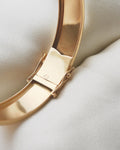 Antique Engraved Vintage Bangle 18K Gold