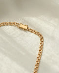 Long Rare 24.4 Inches Bismarck Chain 18K Gold 1960s