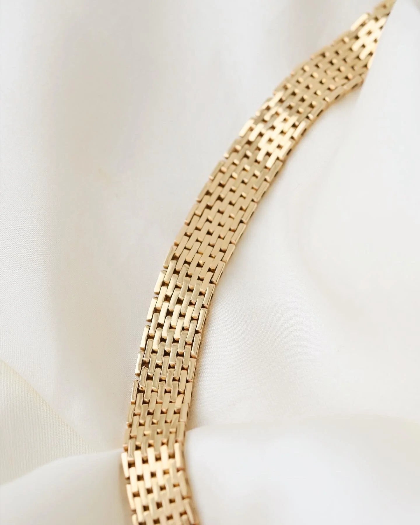 55 Grams Sublime Danish Vintage Necklace 14K Gold 1960