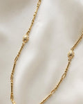 The Best Italian Vintage Ladybug Link Necklace 18K Gold