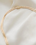 Long Amazing Rare Geneva Link Necklace 14K Gold 1960